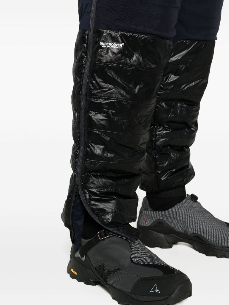 X Undercover Black Soukuu 50/50 Track Pants