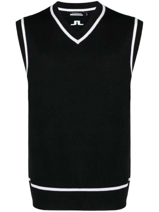 Black Fraser Knitted Vest