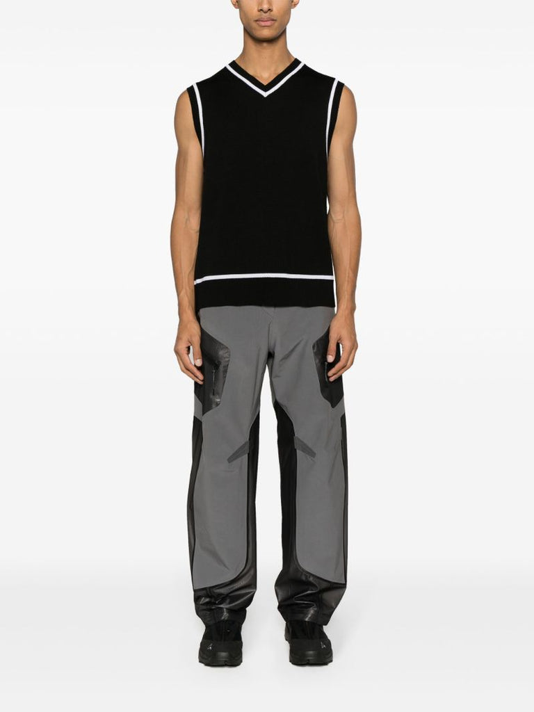 Black Fraser Knitted Vest