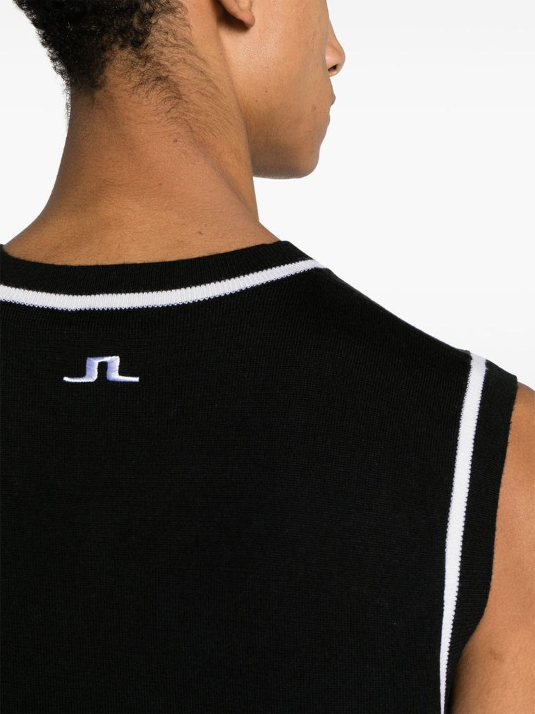 Black Fraser Knitted Vest