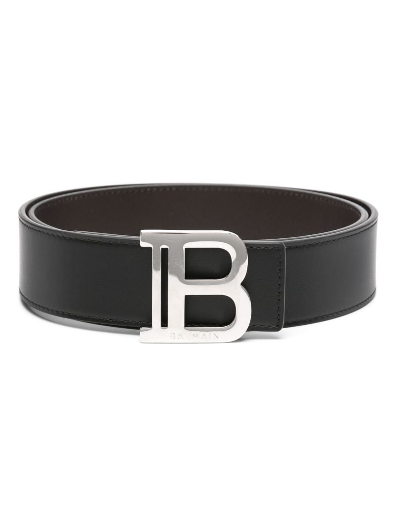 Black B-belt Reversible Leather Belt
