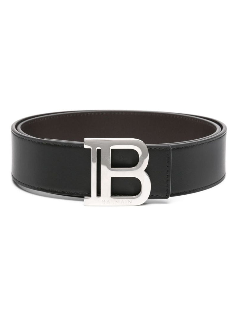 Black B-belt Reversible Leather Belt