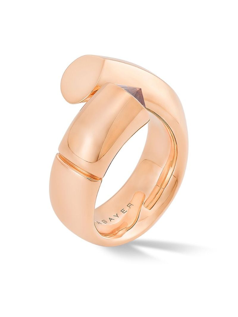 18k Rose Gold Paved Oera Large Ring