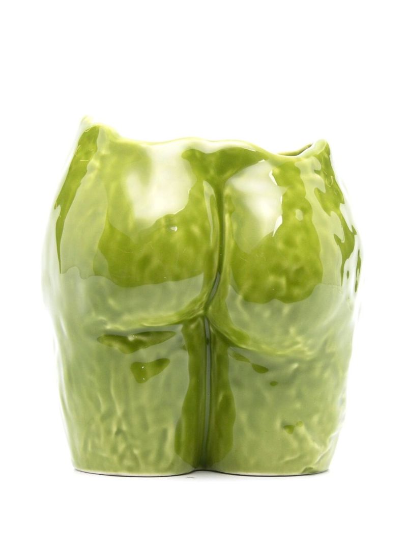 Green Popotin Earthenware Pot