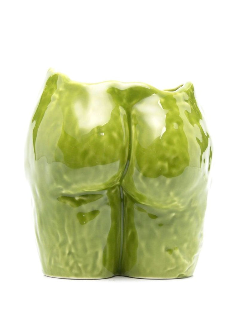 Green Popotin Earthenware Pot