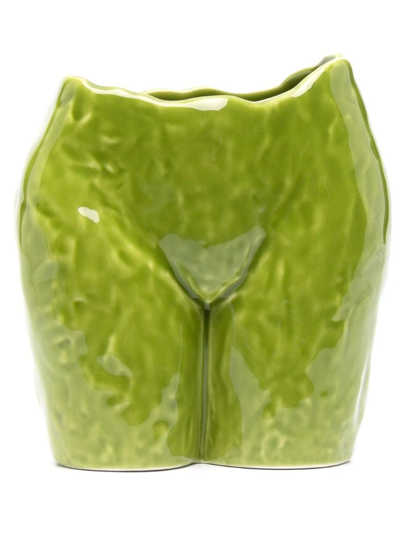 Green Popotin Earthenware Pot