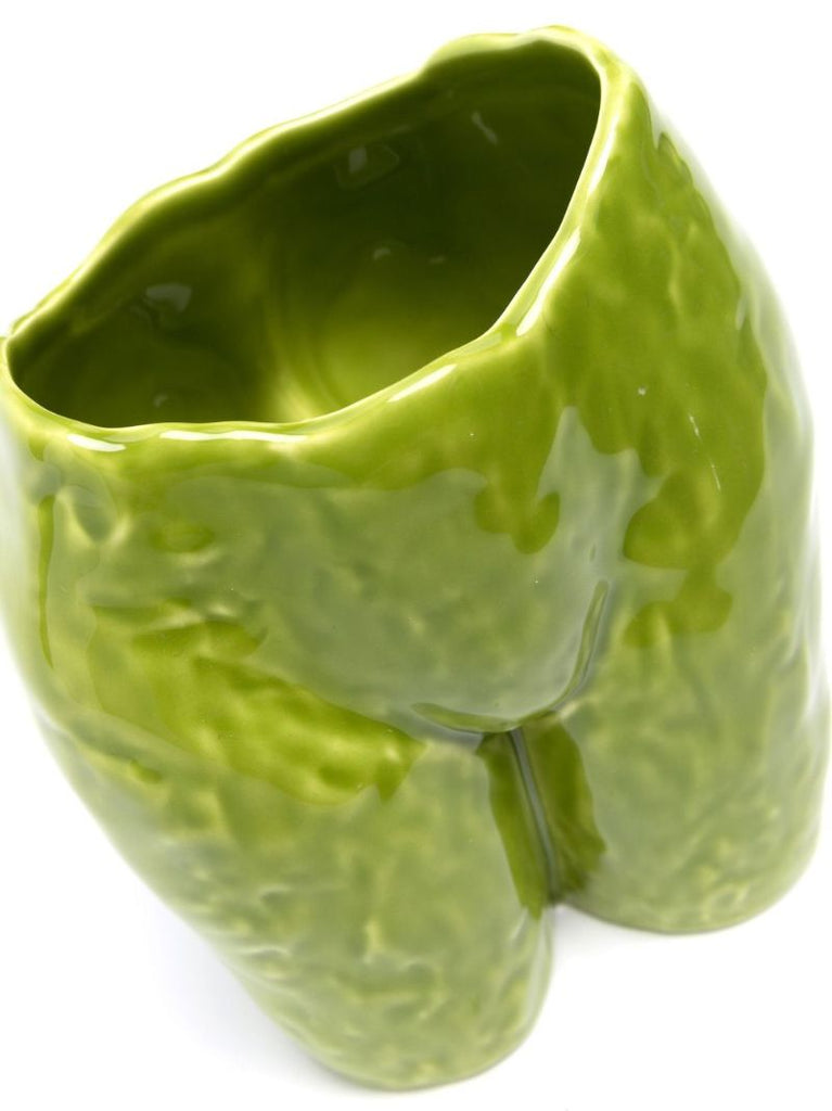 Green Popotin Earthenware Pot