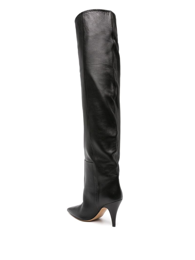 The River 90mm Leather Knee-high Boots