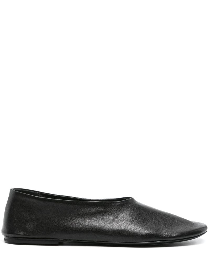 The Maiden Leather Ballet Pumps