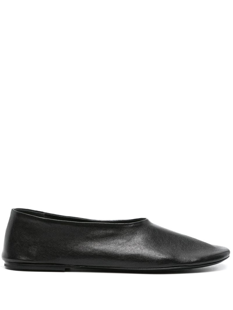 The Maiden Leather Ballet Pumps