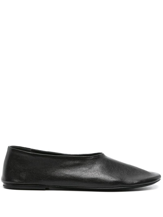 The Maiden Leather Ballet Pumps