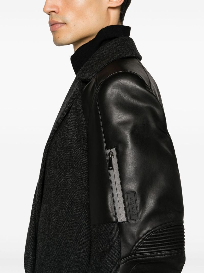 Grey Single Breasted Coat