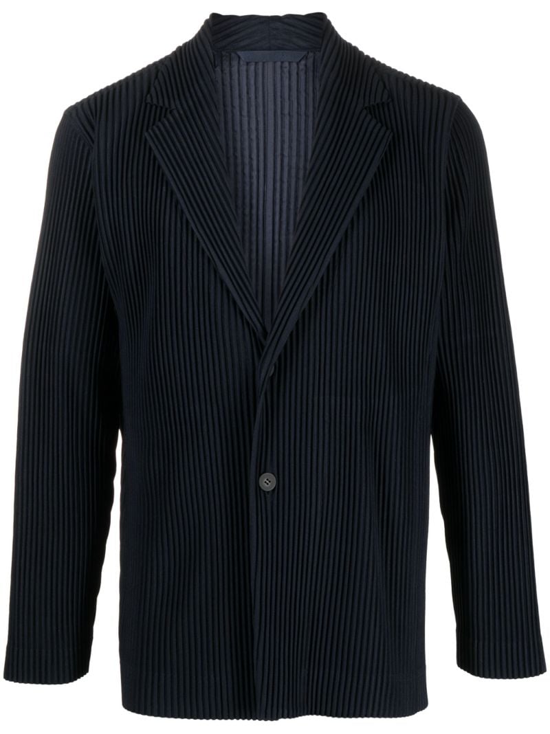 Blue Basics PlissÃ_x0083_Â© Blazer