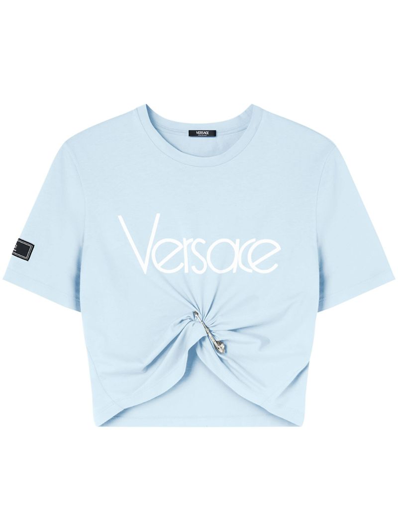 Blue 1978 Re-edition Logo Cotton T-shirt