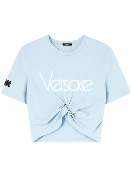 Blue 1978 Re-edition Logo Cotton T-shirt
