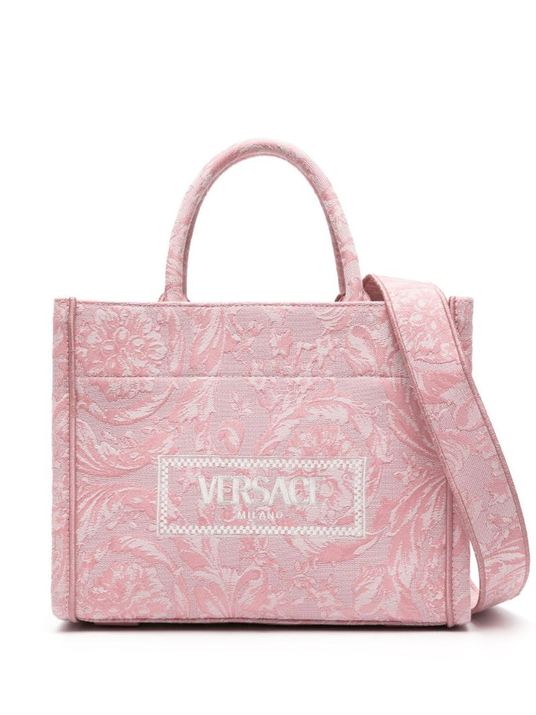 Pink Barocco Athena Small Tote Bag