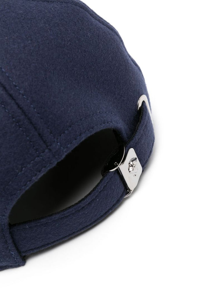 Blue Versace Milano Stamp Baseball Cap