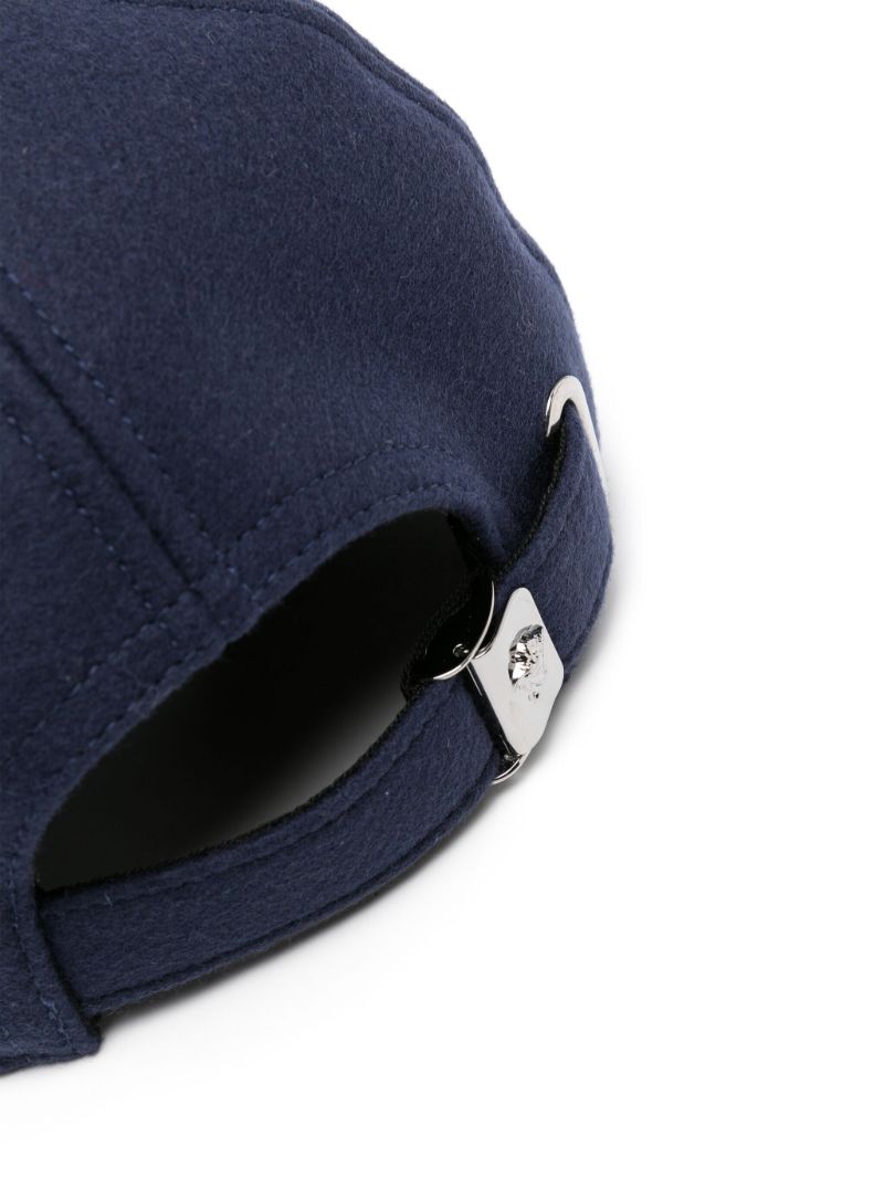 Blue Versace Milano Stamp Baseball Cap