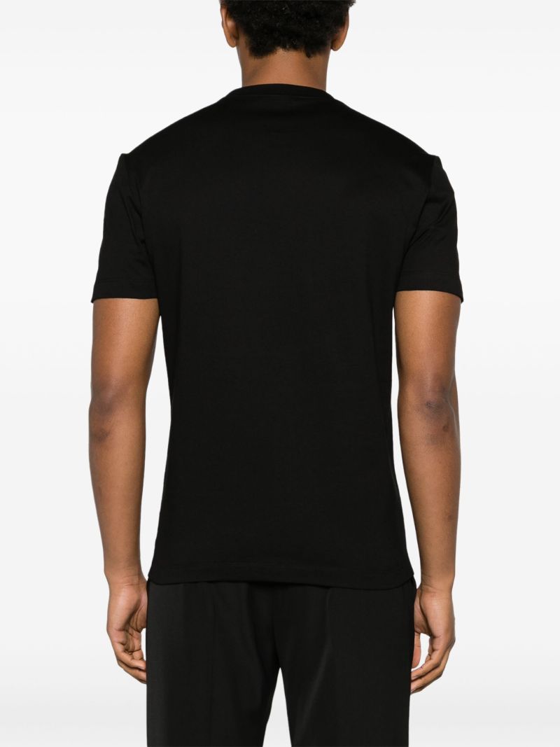 Black Medusa Logo-print Cotton T-shirt