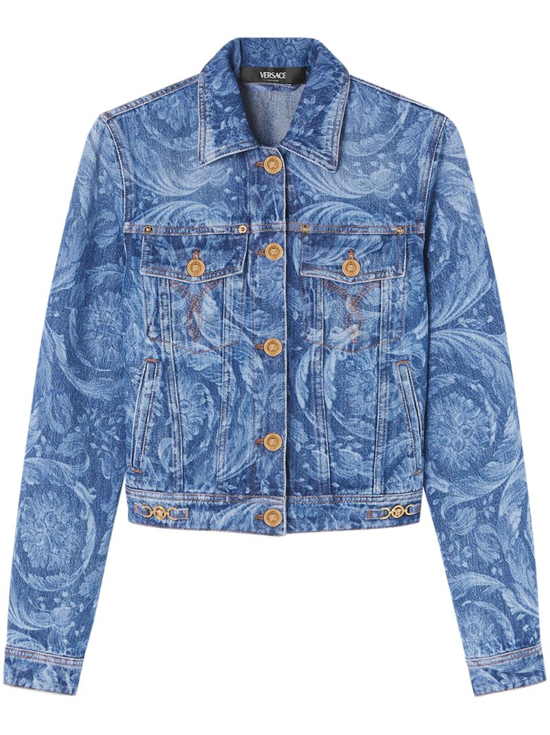 Blue Barocco Denim Jacket
