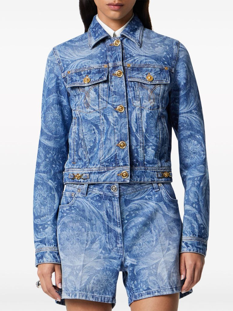 Blue Barocco Denim Jacket