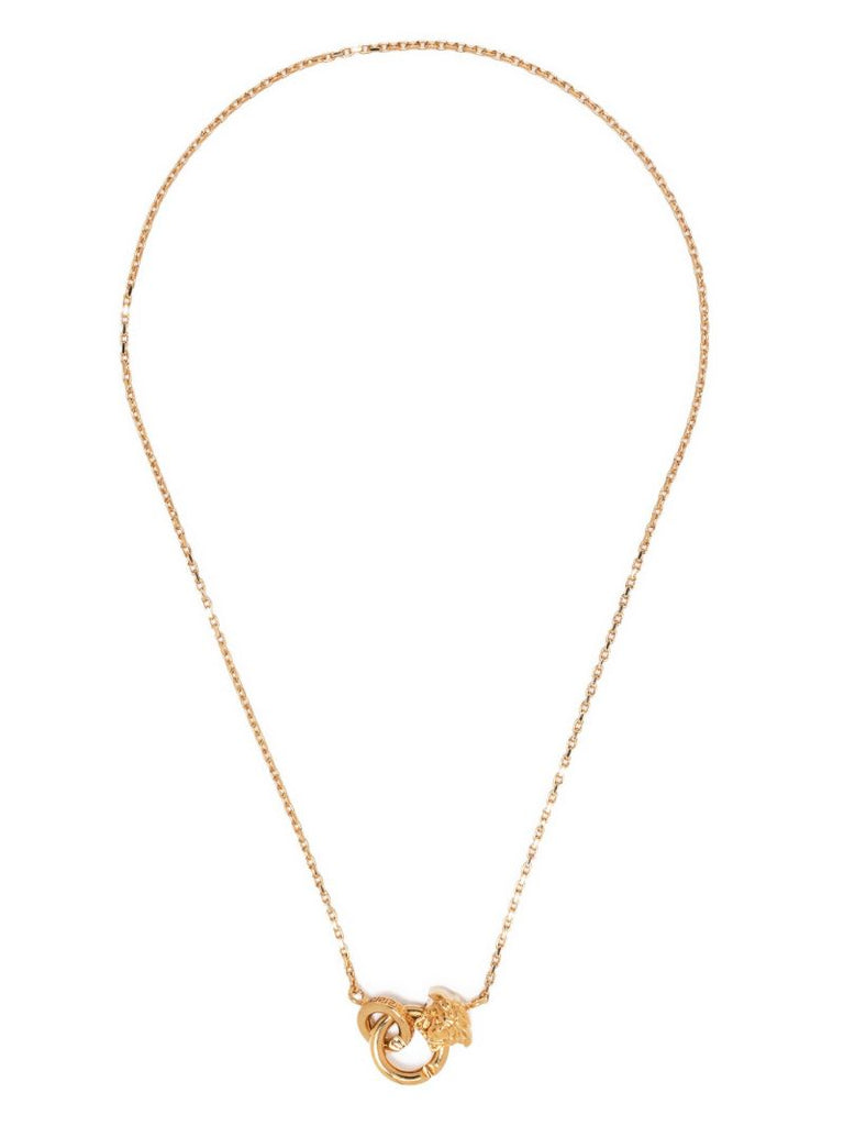 Gold-tone Medusa Chain Necklace