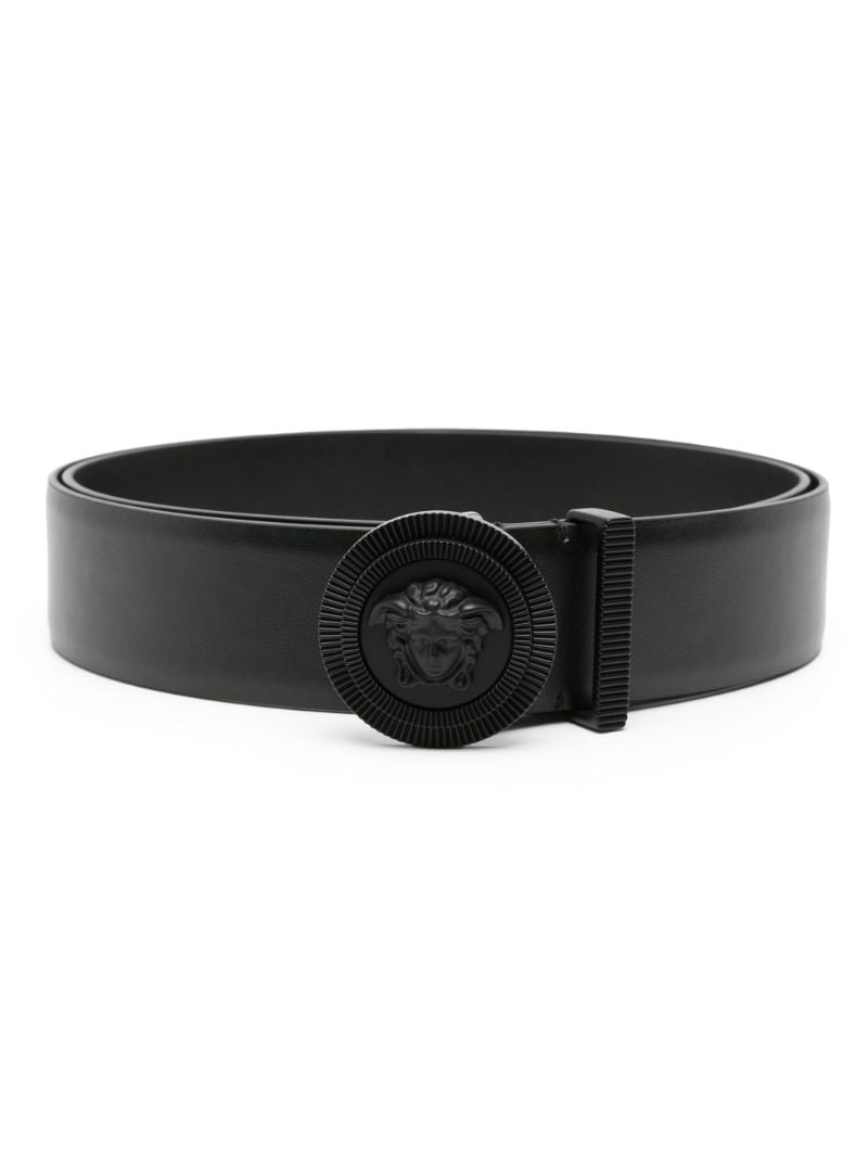 Black Medusa Biggie Leather Belt