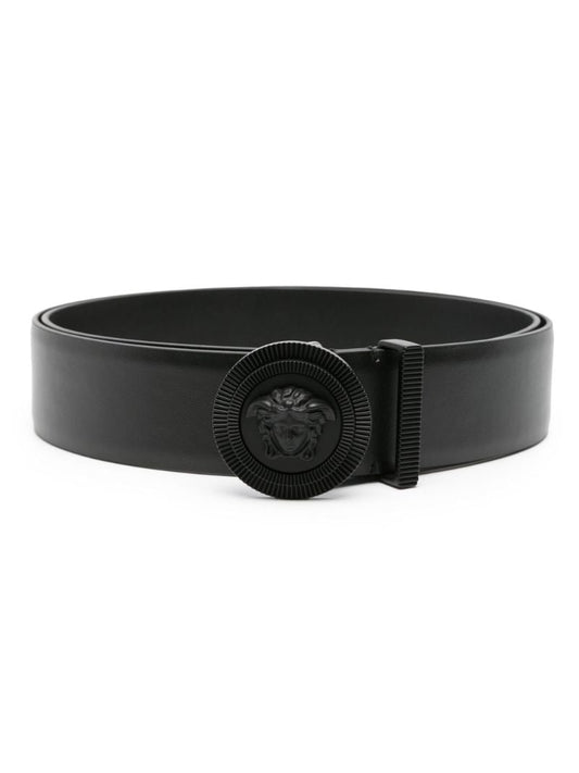 Black Medusa Biggie Leather Belt