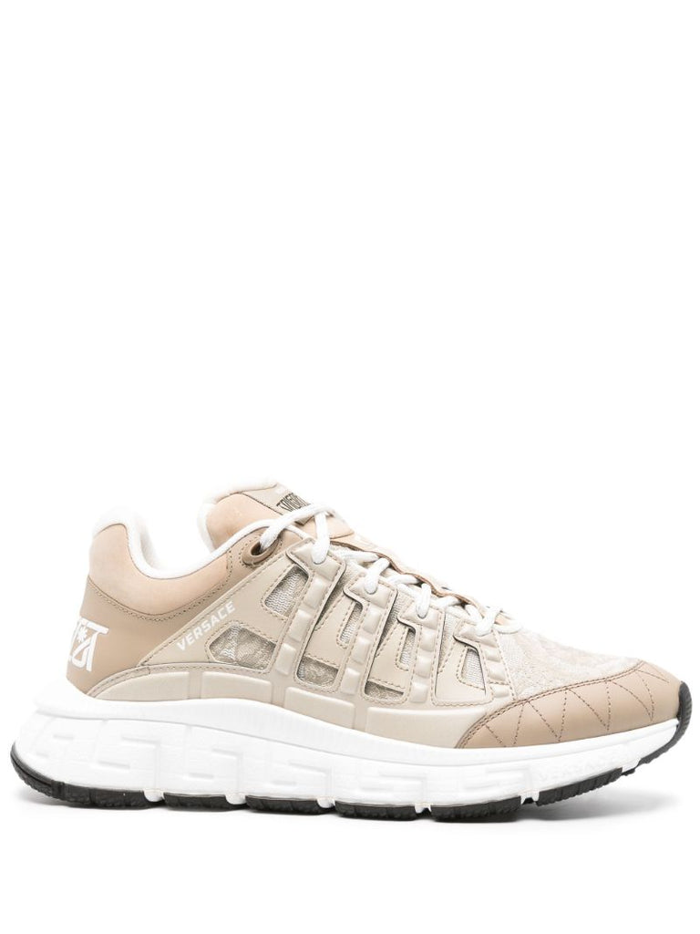 Neutral Trigreca Barocco-jacquard Sneakers