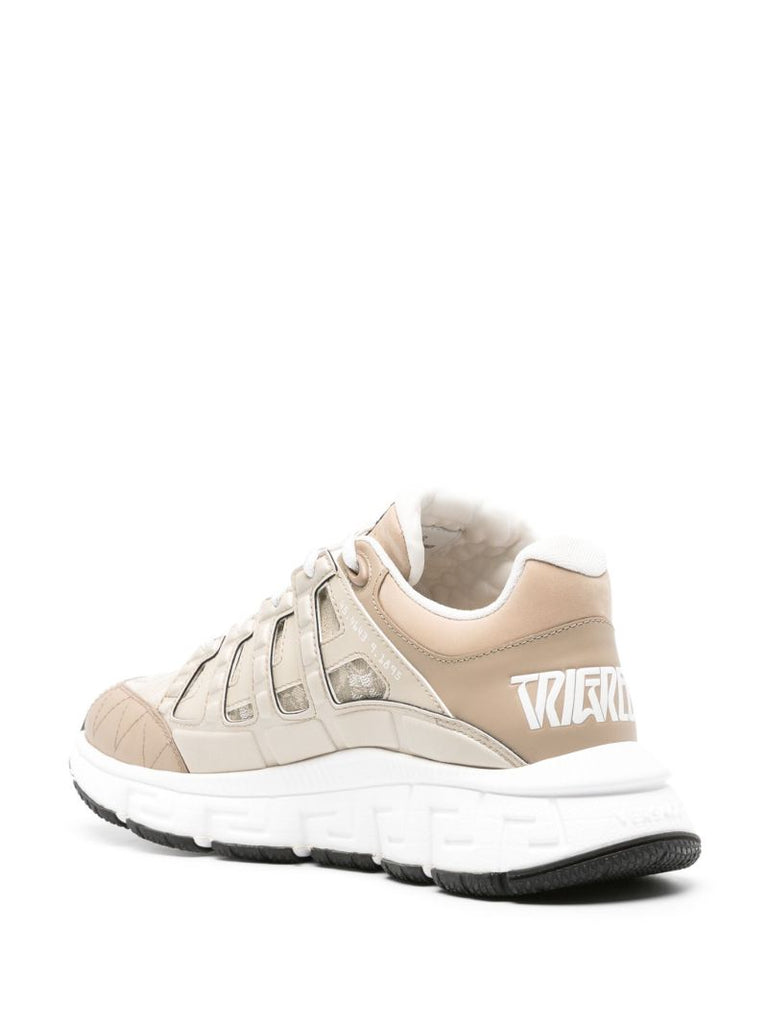 Neutral Trigreca Barocco-jacquard Sneakers