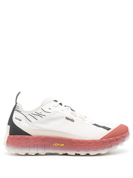 White 001 G+ Spike Sneakers