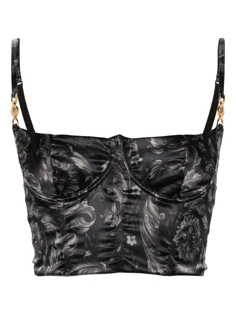 Black Barocco Medusa '95 Bralette