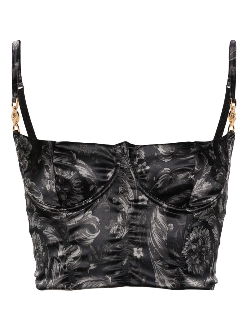 Black Barocco Medusa '95 Bralette