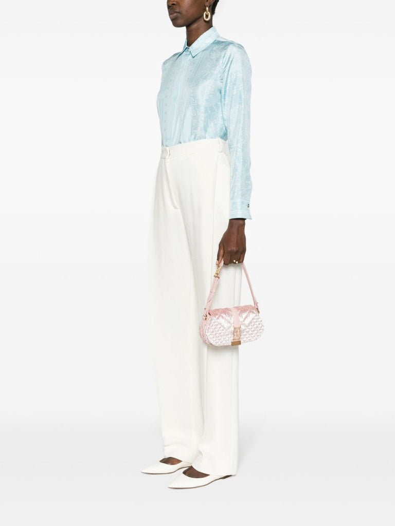 Pink Greca Goddess Mini Bag