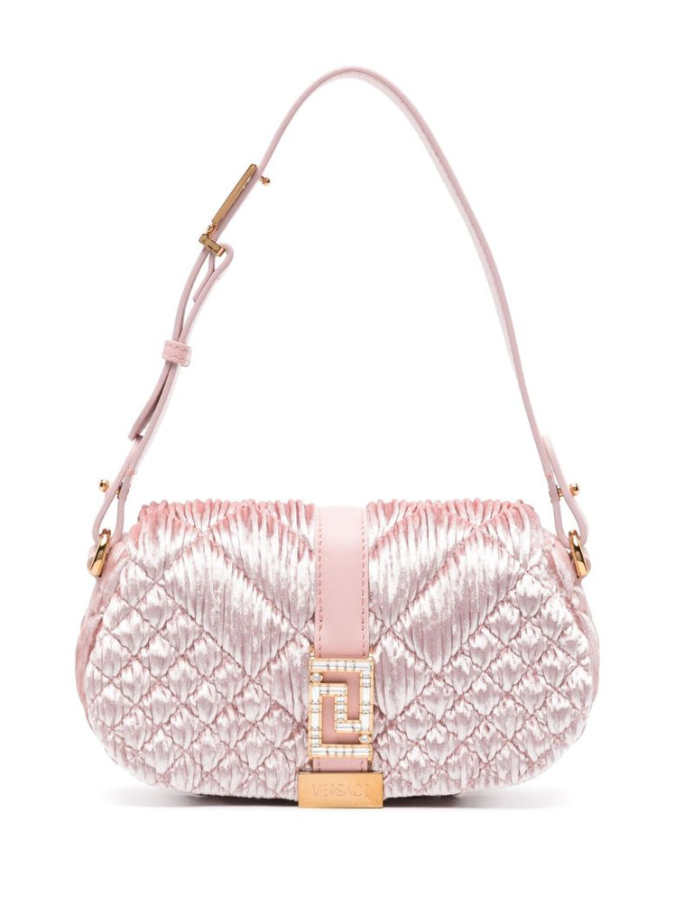Pink Greca Goddess Mini Bag