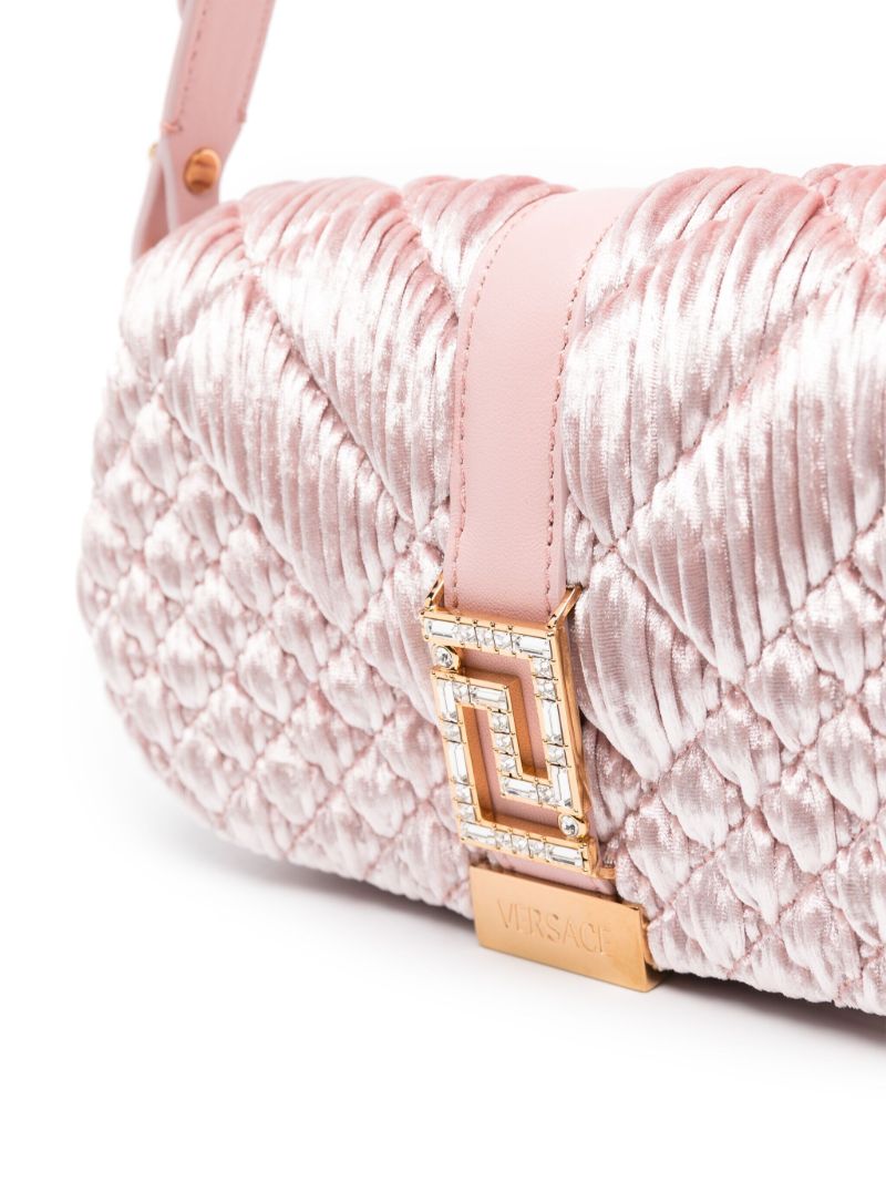 Pink Greca Goddess Mini Bag
