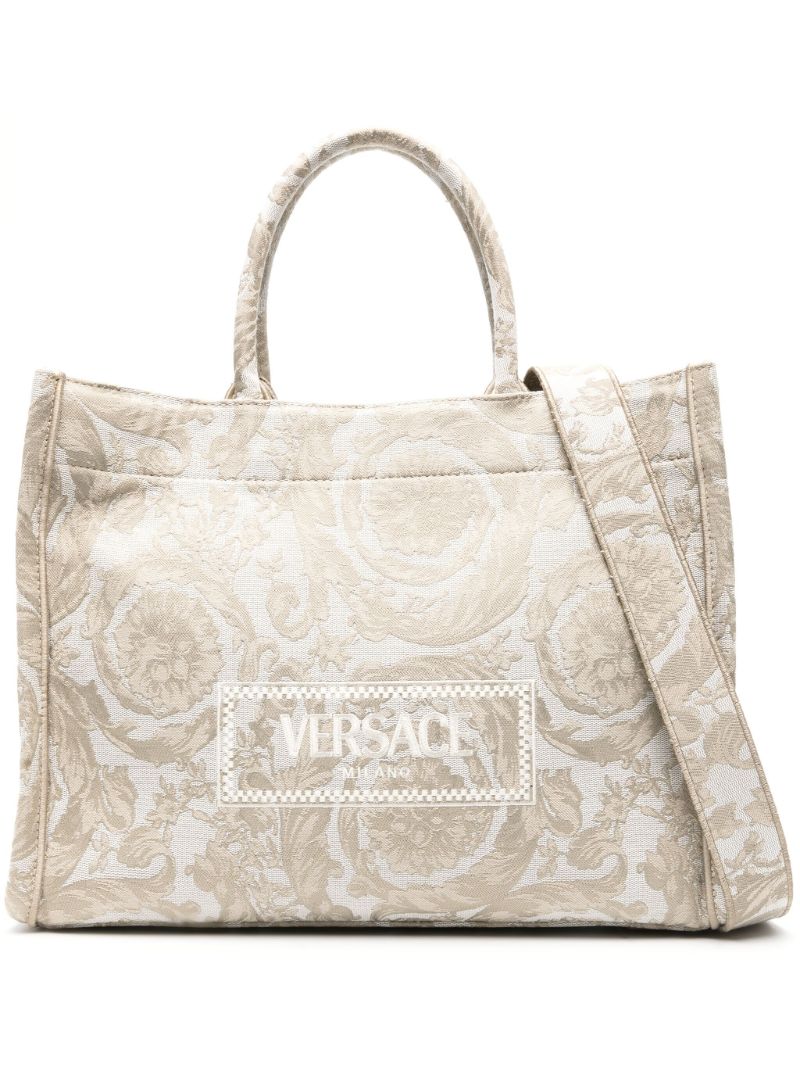 Neutral Barocco Athena Tote Bag