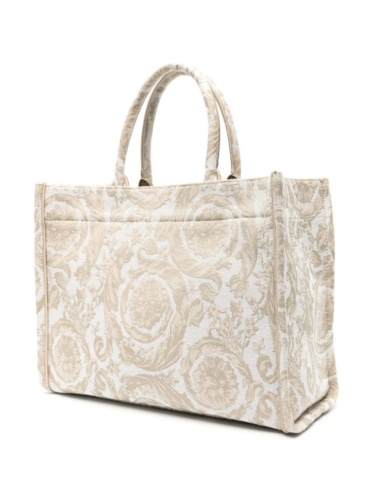 Neutral Barocco Athena Tote Bag
