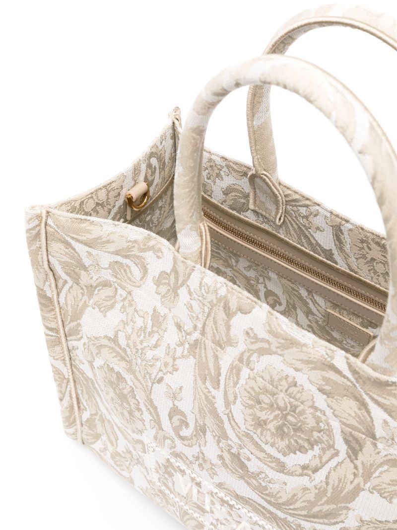 Neutral Barocco Athena Tote Bag