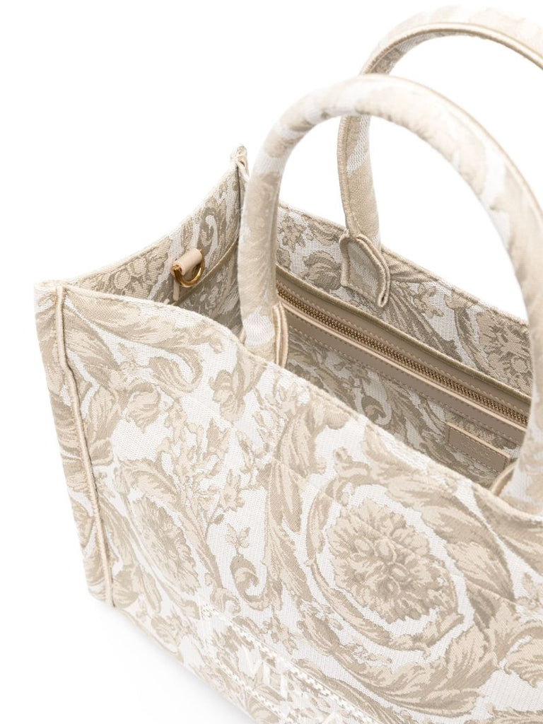 Neutral Barocco Athena Tote Bag