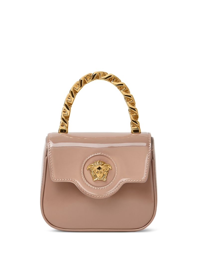 Pink La Medusa Leather Mini Bag