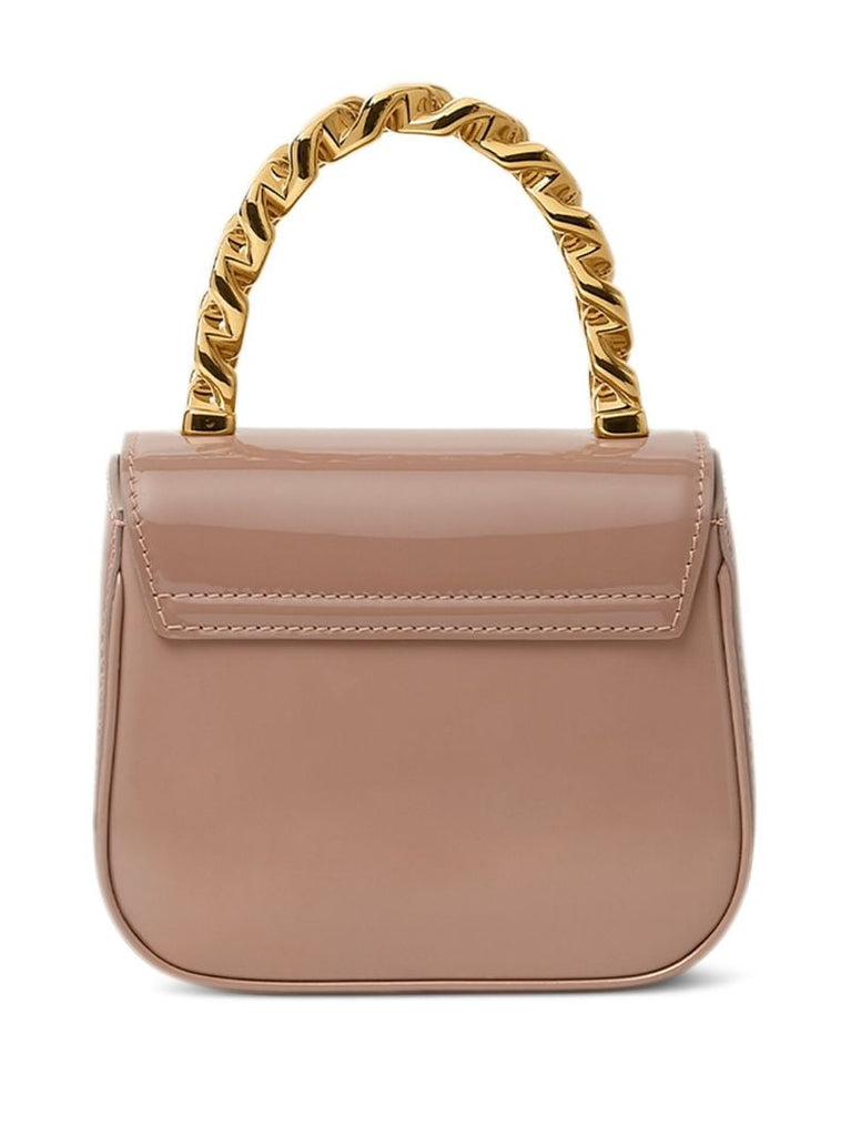 Pink La Medusa Leather Mini Bag