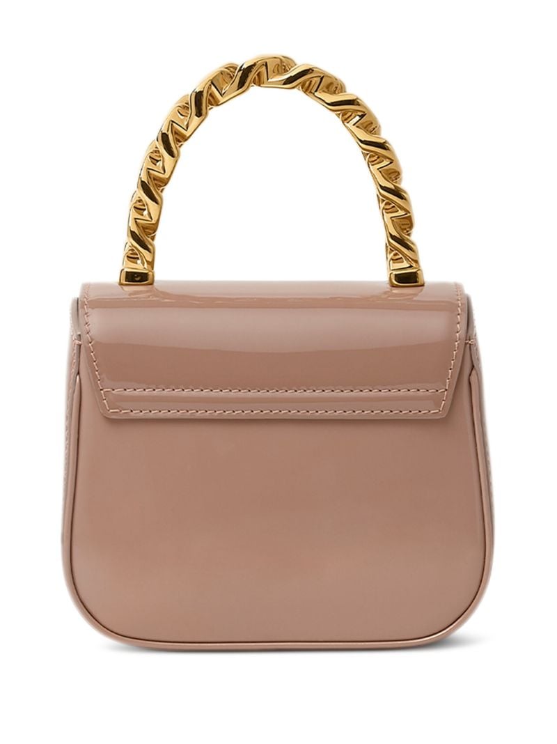 Pink La Medusa Leather Mini Bag