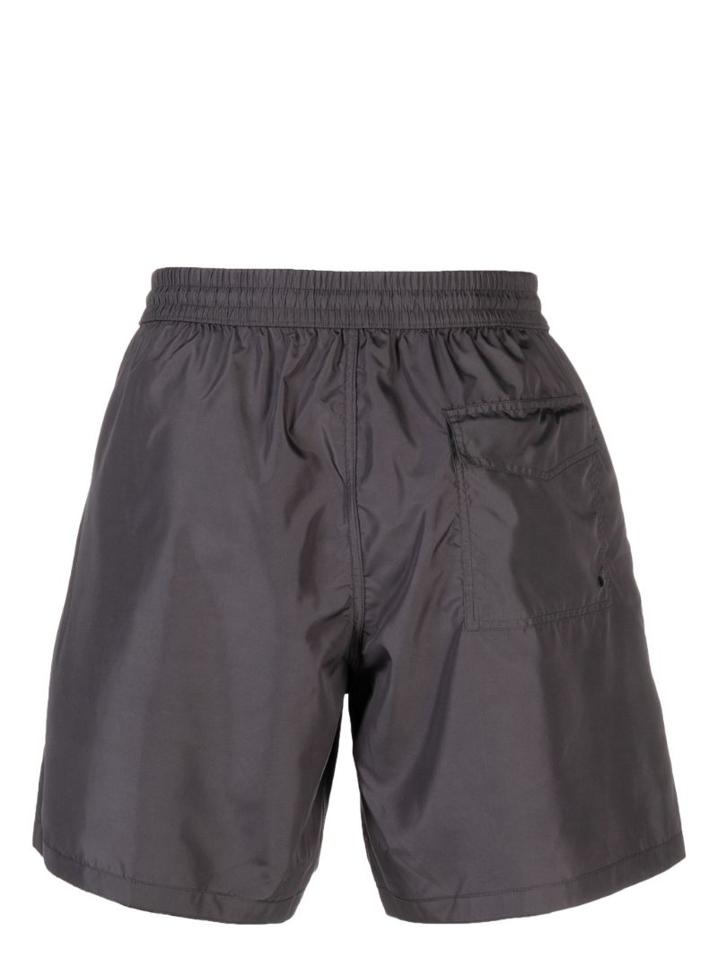 Grey Barocco Reversible Swim Shorts