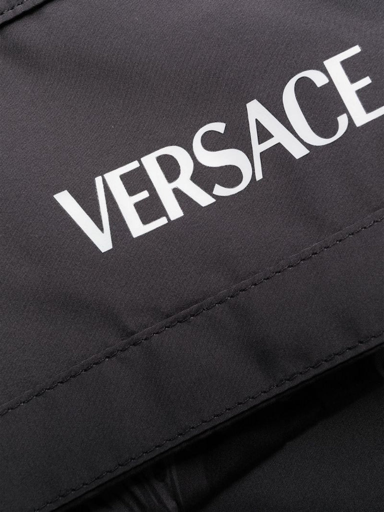 Grey Barocco Reversible Swim Shorts