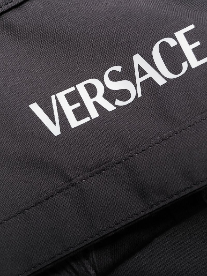 Grey Barocco Reversible Swim Shorts