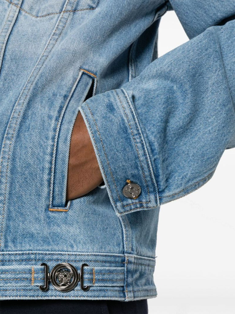 Blue Medusa Denim Jacket