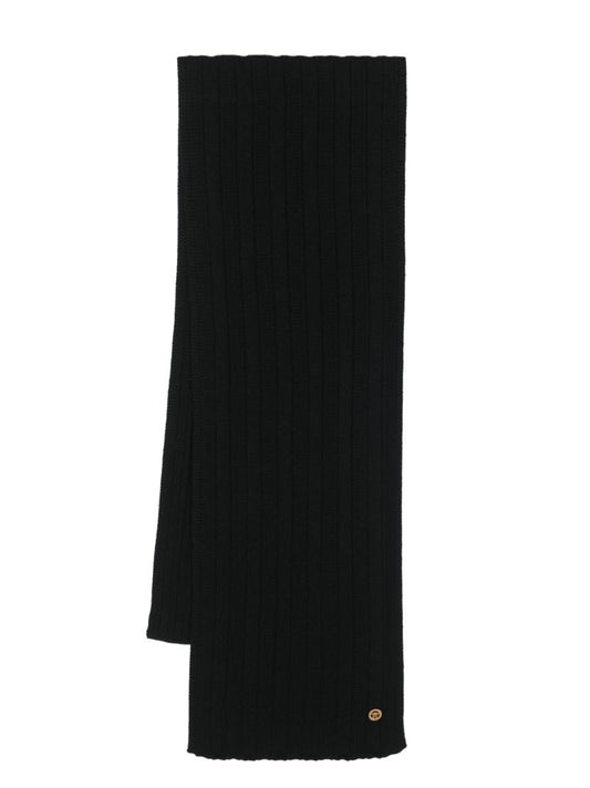 Black Medusa Virgin Wool Scarf