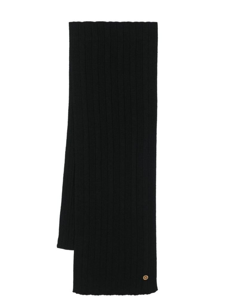 Black Medusa Virgin Wool Scarf