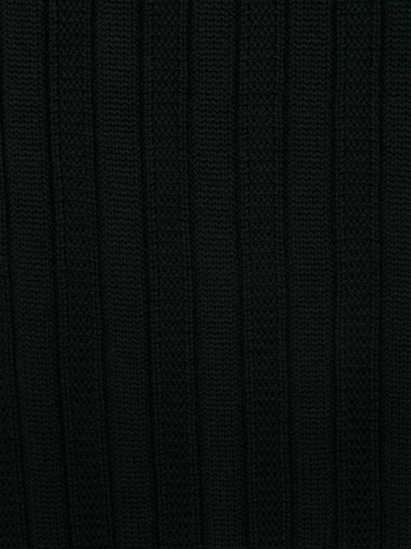 Black Medusa Virgin Wool Scarf